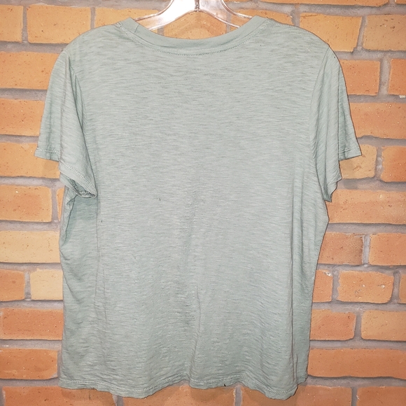 (L) Copper Harbor Michigan Green Thin Tee - Picture 7 of 8